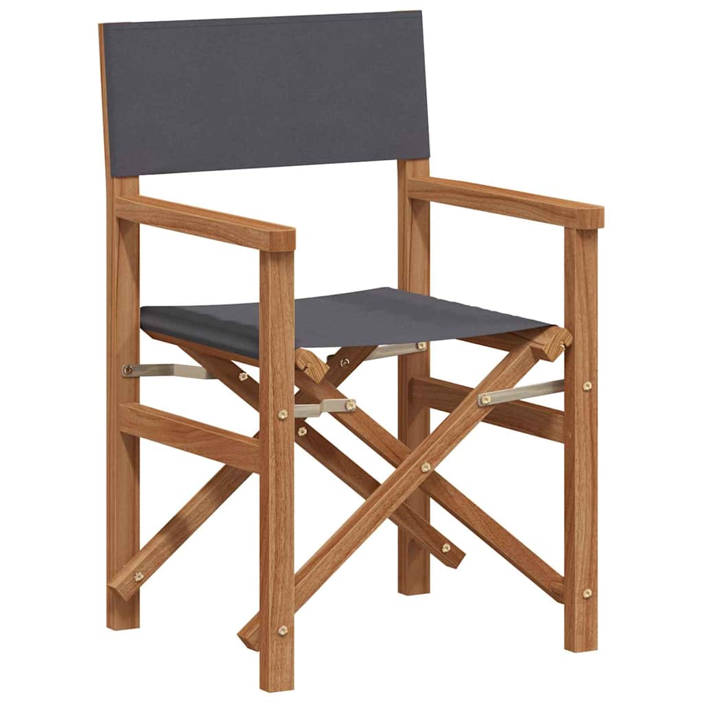 Eetkamerstoel Grijs 56 x 54 x 87 cm Massief Teakhout is nu te koop bij PeponiXL, paradijselijk wonen!