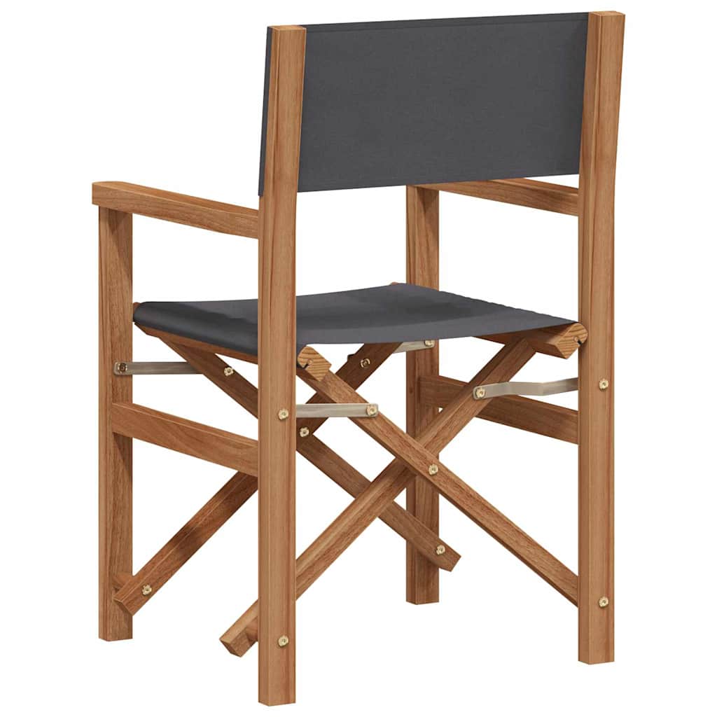 Eetkamerstoel Grijs 56 x 54 x 87 cm Massief Teakhout is nu te koop bij PeponiXL, paradijselijk wonen!