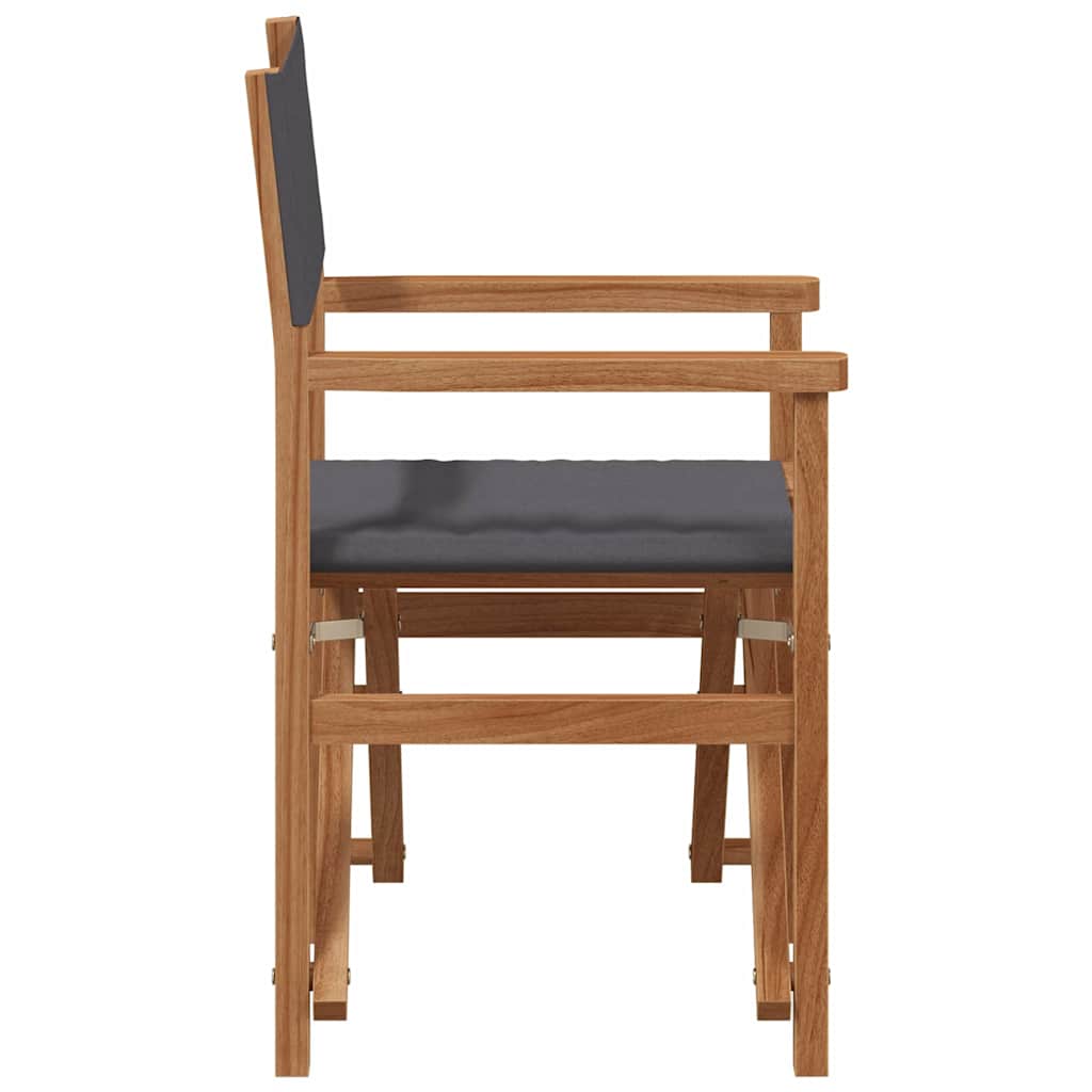 Eetkamerstoel Grijs 56 x 54 x 87 cm Massief Teakhout is nu te koop bij PeponiXL, paradijselijk wonen!