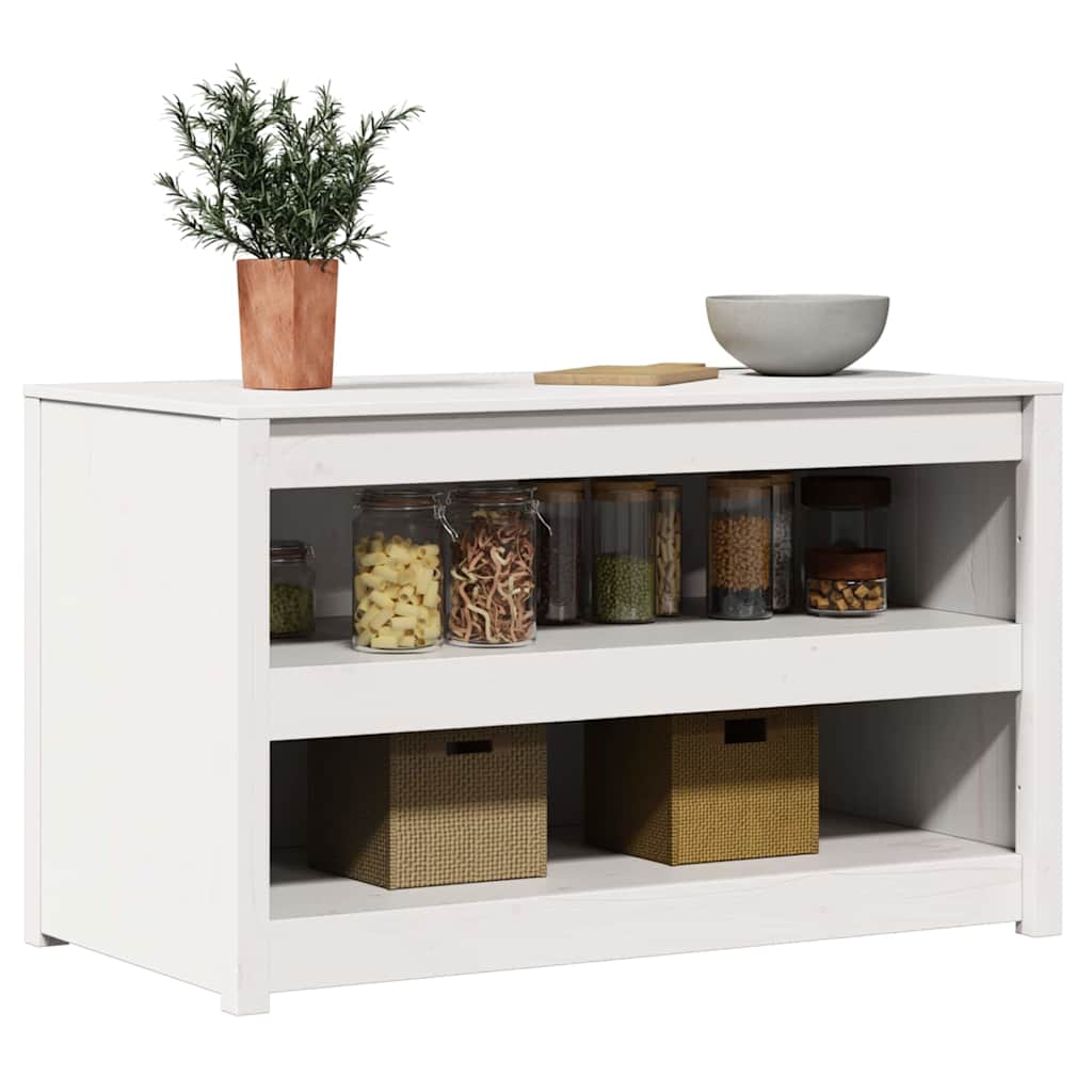 Keukenkast MEPPEL Wit 106 x 55 x 64 cm Massief grenenhout is nu te koop bij PeponiXL, paradijselijk wonen!