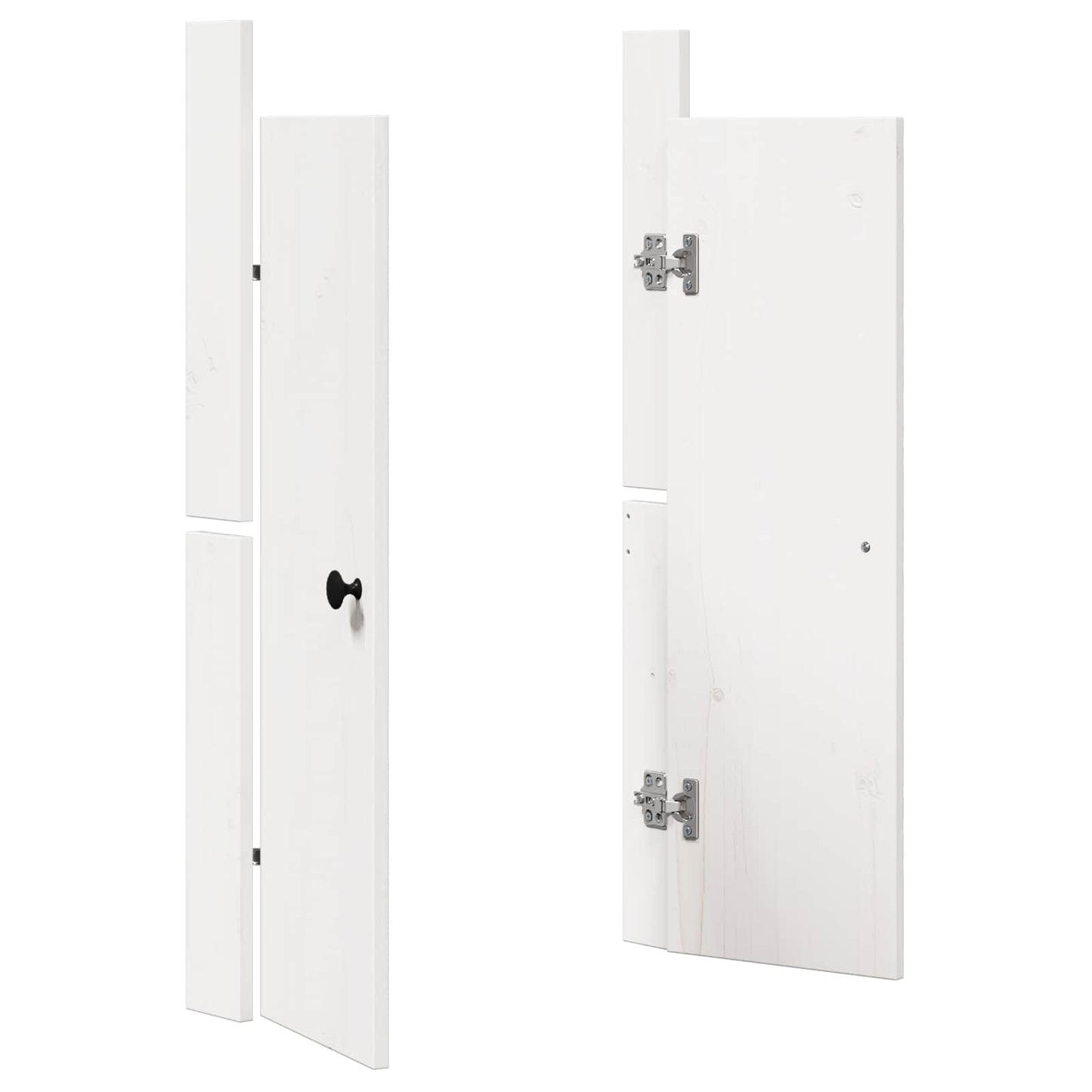 Keukendeur MEPPEL Wit 50 x 9 x 82 cm Massief grenenhout