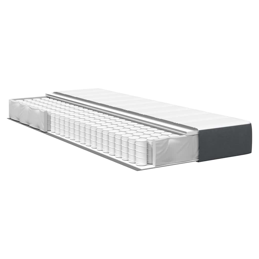 Bedmatras met matras Grijs 80 x 200 cm Stof is nu te koop bij PeponiXL, paradijselijk wonen!