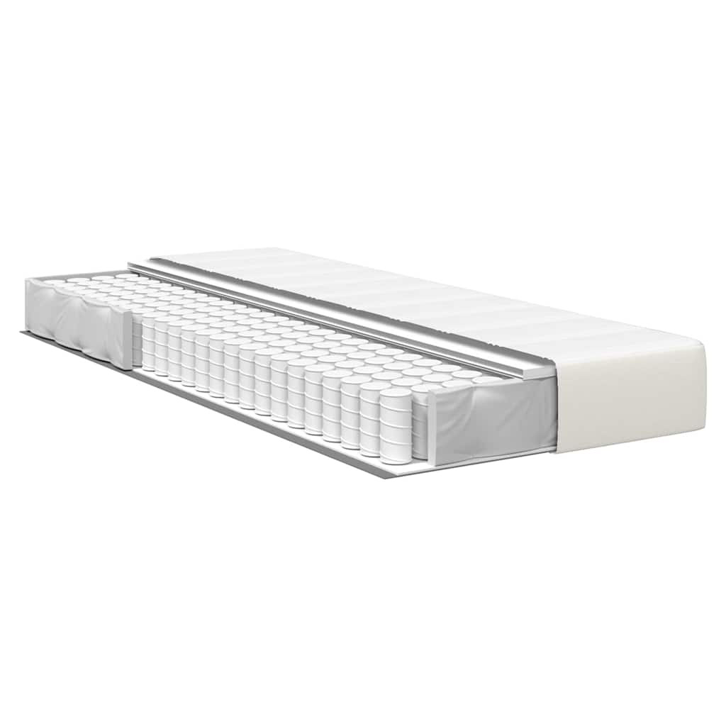 Bedmatras met matras Crème 80 x 200 cm Stof is nu te koop bij PeponiXL, paradijselijk wonen!