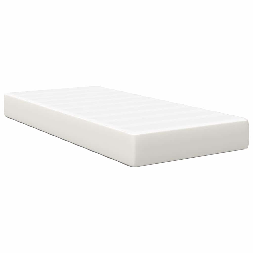 Bedmatras met matras Crème 90 x 200 cm Stof is nu te koop bij PeponiXL, paradijselijk wonen!