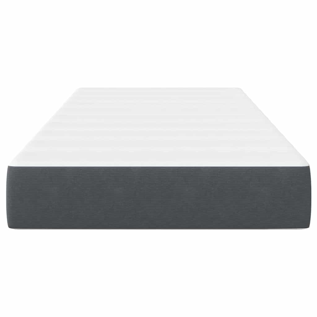 Bedmatras met matras Grijs 100 x 200 cm Stof is nu te koop bij PeponiXL, paradijselijk wonen!