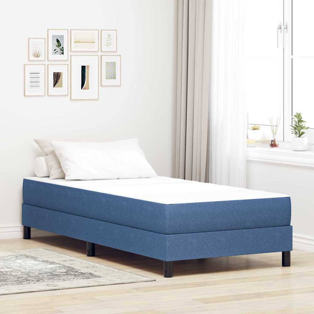 Bedmatras met matras Blauw 100 x 200 cm Stof is nu te koop bij PeponiXL, paradijselijk wonen!