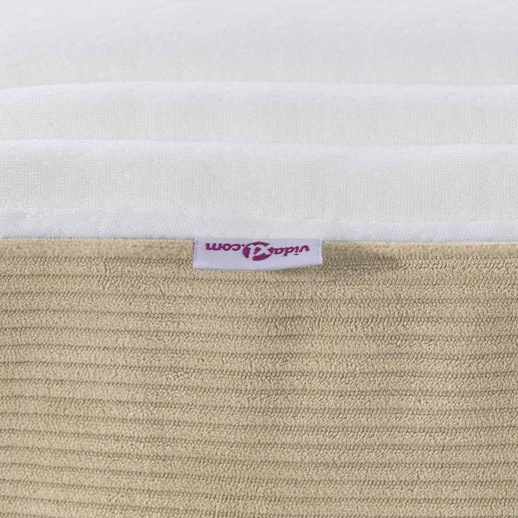 Bedmatras met matras Saliegroen 120 x 190 cm Stof is nu te koop bij PeponiXL, paradijselijk wonen!