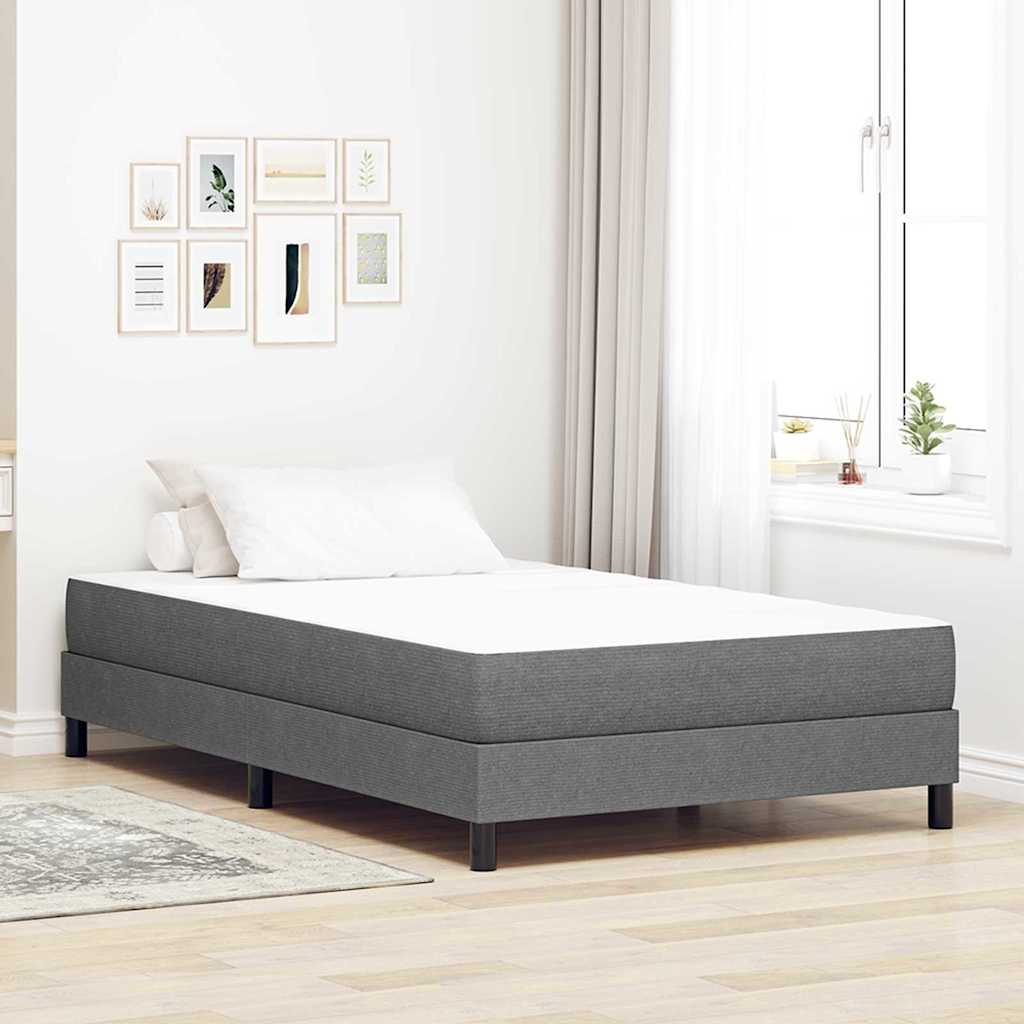 Bedmatras met matras Lichtgrijs 120 x 200 cm Stof is nu te koop bij PeponiXL, paradijselijk wonen!