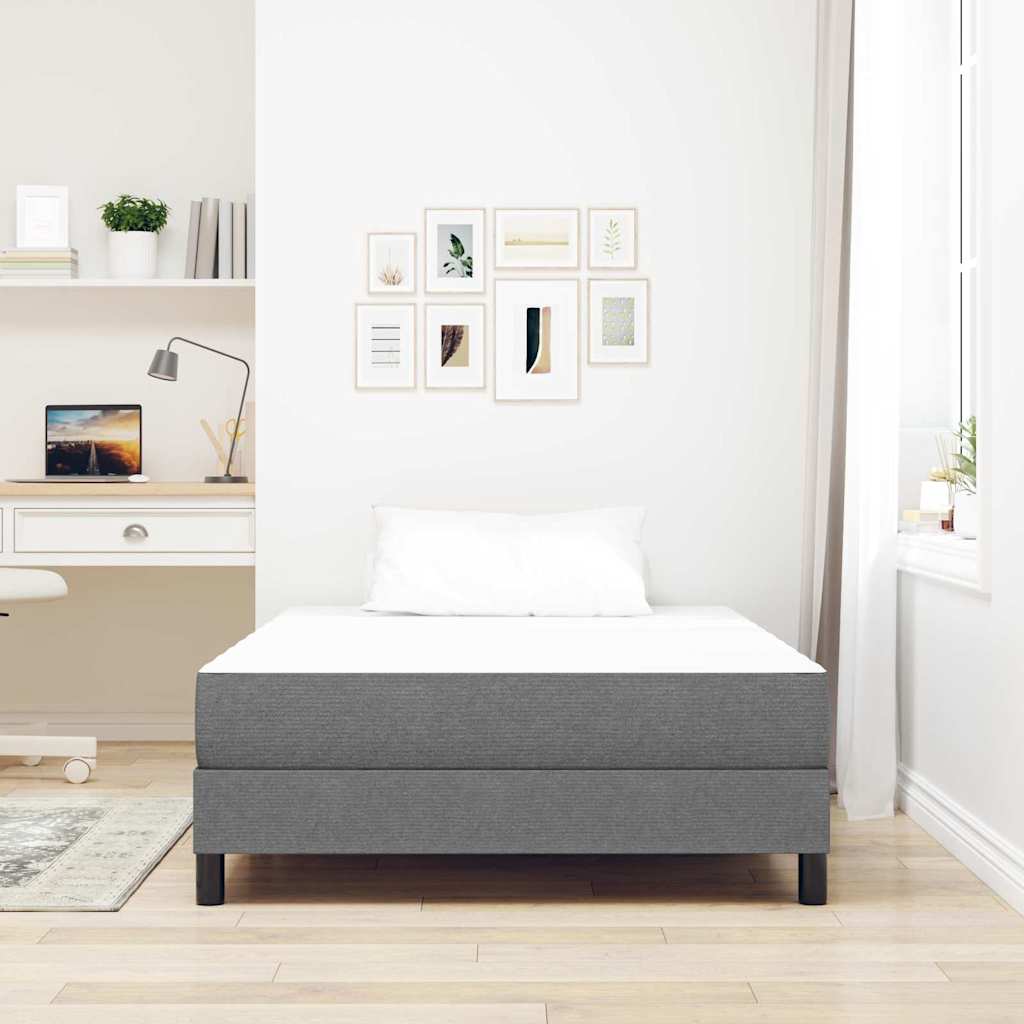 Bedmatras met matras Lichtgrijs 120 x 200 cm Stof is nu te koop bij PeponiXL, paradijselijk wonen!