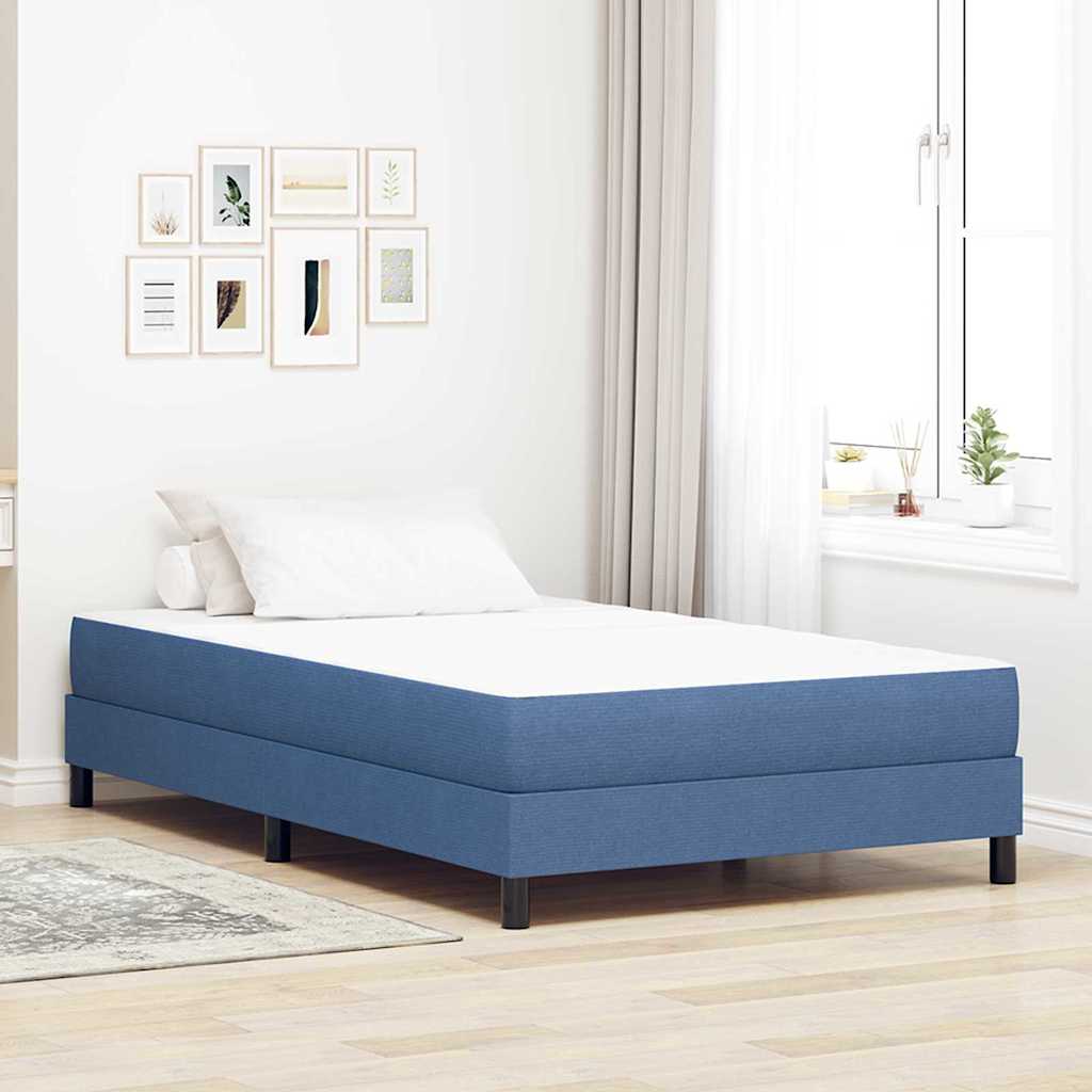 Bedmatras met matras Blauw 120 x 200 cm Stof is nu te koop bij PeponiXL, paradijselijk wonen!