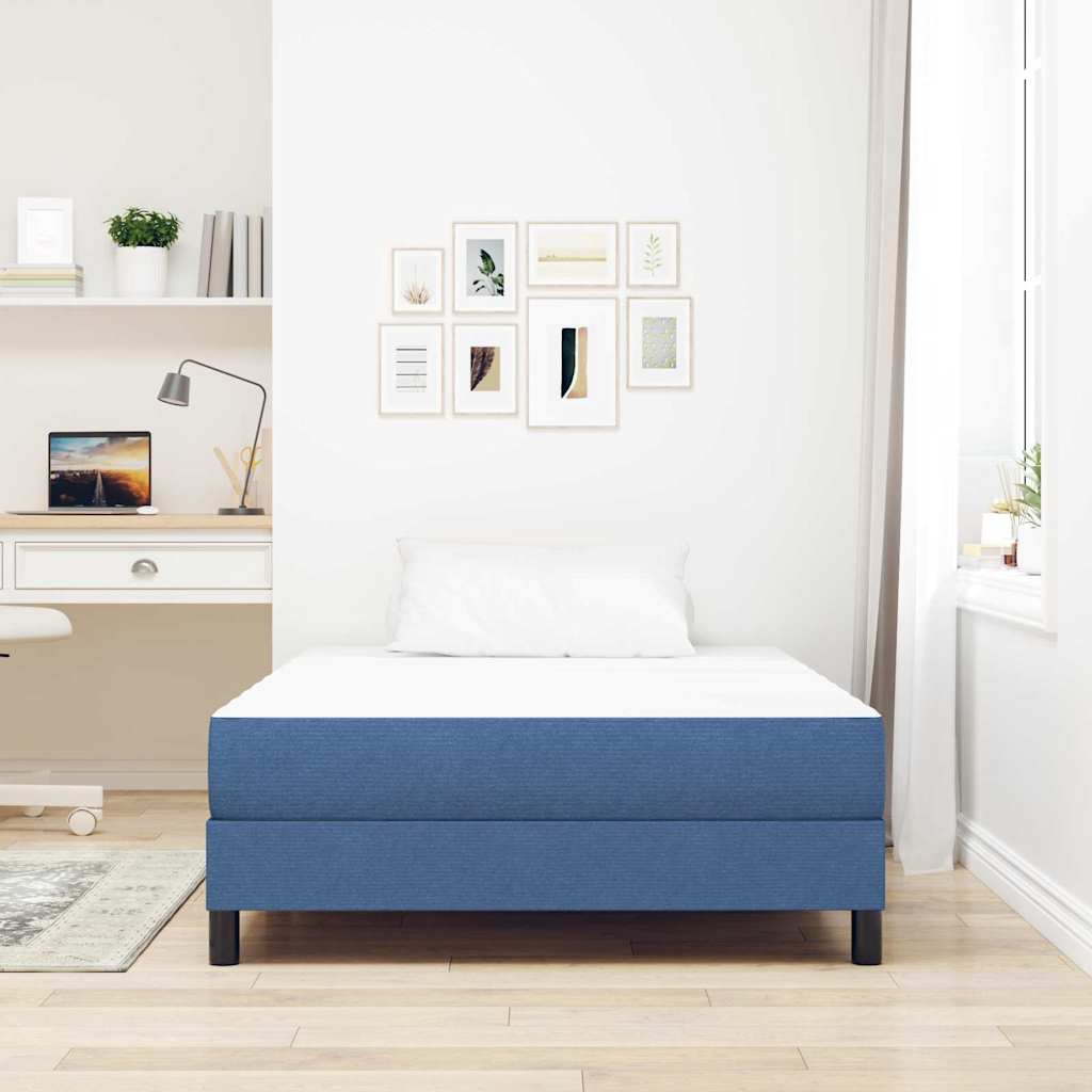 Bedmatras met matras Blauw 120 x 200 cm Stof is nu te koop bij PeponiXL, paradijselijk wonen!
