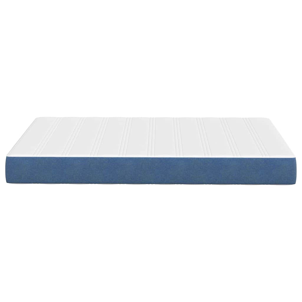 Bedmatras met matras Blauw 120 x 200 cm Stof is nu te koop bij PeponiXL, paradijselijk wonen!
