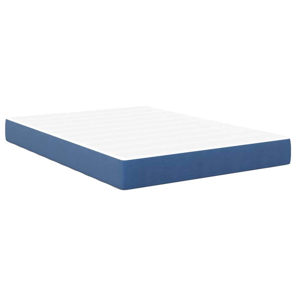 Bedmatras met matras Blauw 140 x 190 cm Stof is nu te koop bij PeponiXL, paradijselijk wonen!