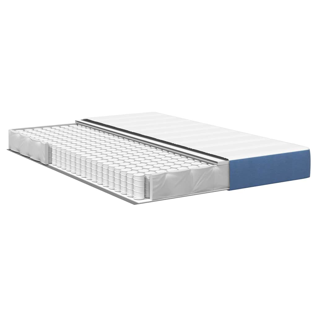 Bedmatras met matras Blauw 140 x 190 cm Stof is nu te koop bij PeponiXL, paradijselijk wonen!