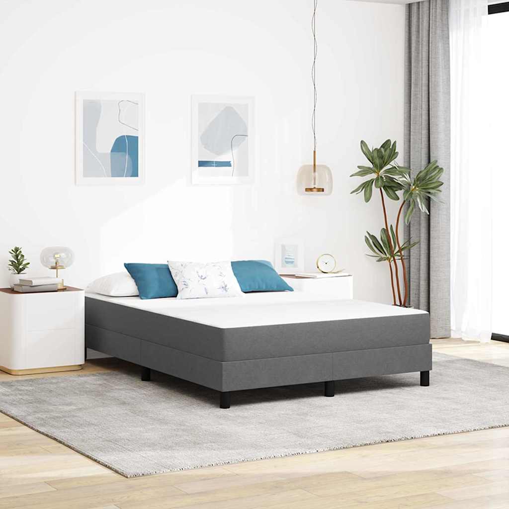 Bedmatras met matras Lichtgrijs 160 x 200 cm Stof is nu te koop bij PeponiXL, paradijselijk wonen!