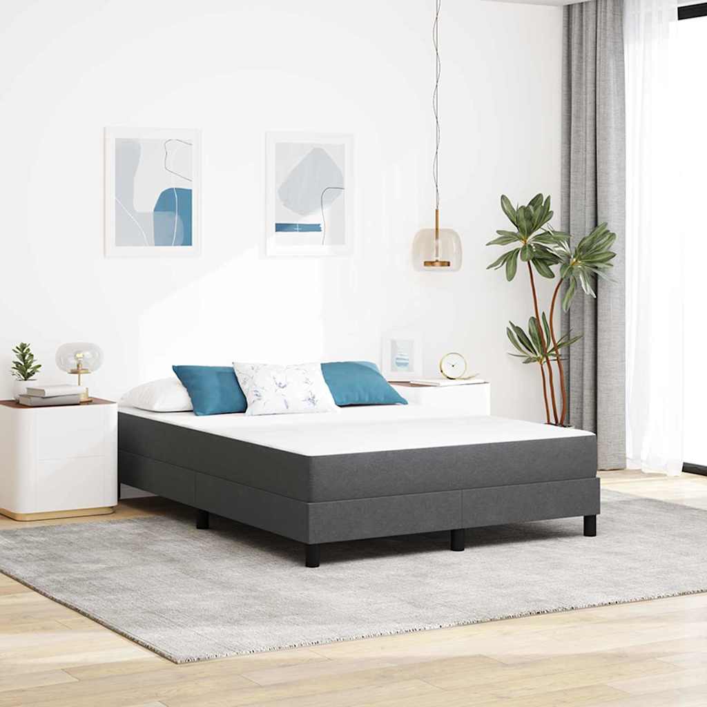 Bedmatras met matras Grijs 160 x 200 cm Stof is nu te koop bij PeponiXL, paradijselijk wonen!