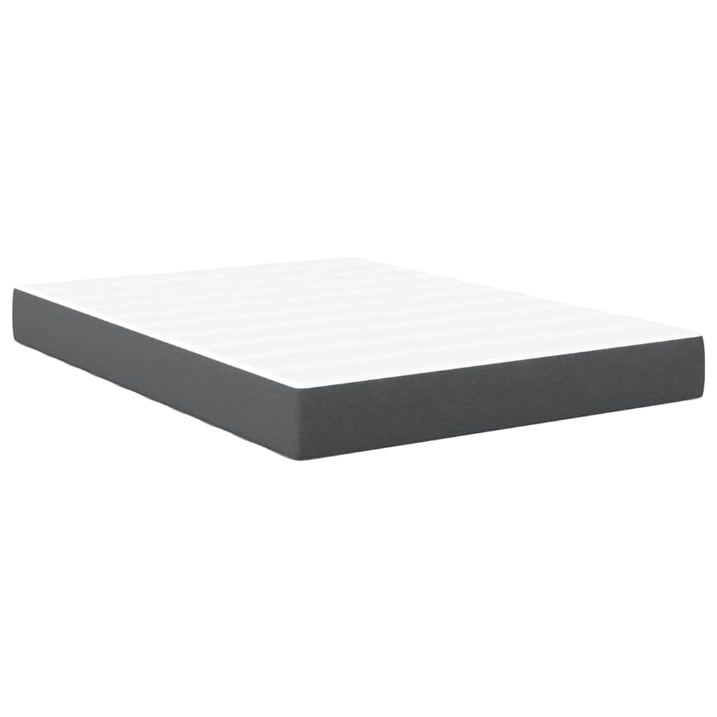 Bedmatras met matras Grijs 160 x 200 cm Stof is nu te koop bij PeponiXL, paradijselijk wonen!
