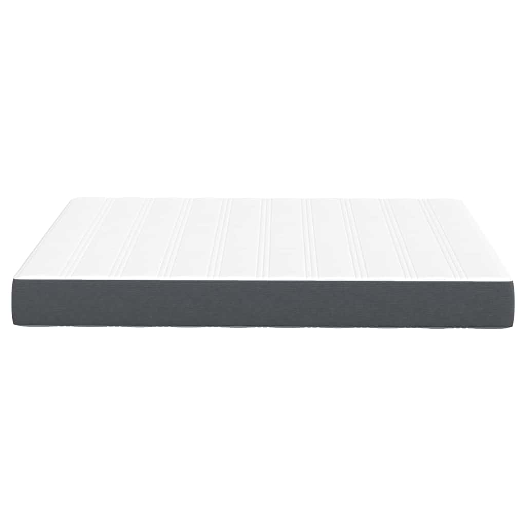 Bedmatras met matras Grijs 160 x 200 cm Stof is nu te koop bij PeponiXL, paradijselijk wonen!