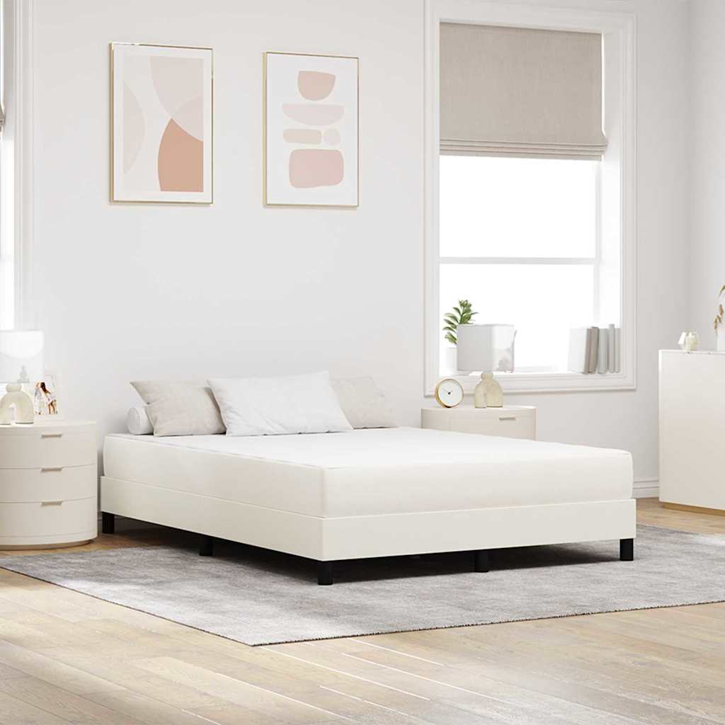 Bedmatras met matras Crème 160 x 200 cm Stof is nu te koop bij PeponiXL, paradijselijk wonen!
