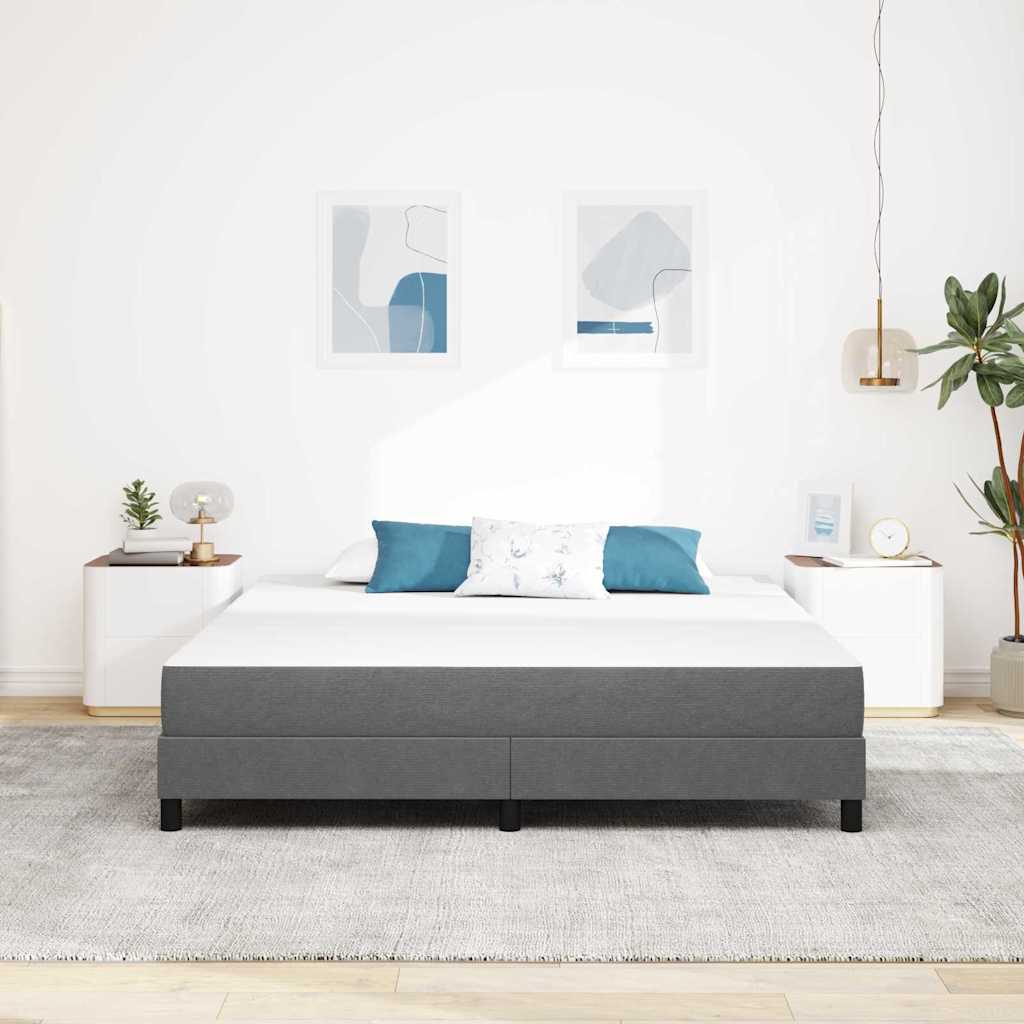 Bedmatras met matras Lichtgrijs 180 x 200 cm Stof is nu te koop bij PeponiXL, paradijselijk wonen!