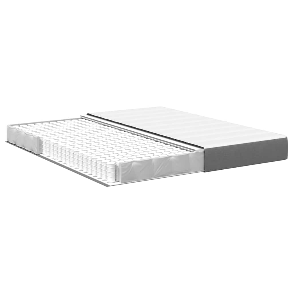 Bedmatras met matras Lichtgrijs 180 x 200 cm Stof is nu te koop bij PeponiXL, paradijselijk wonen!