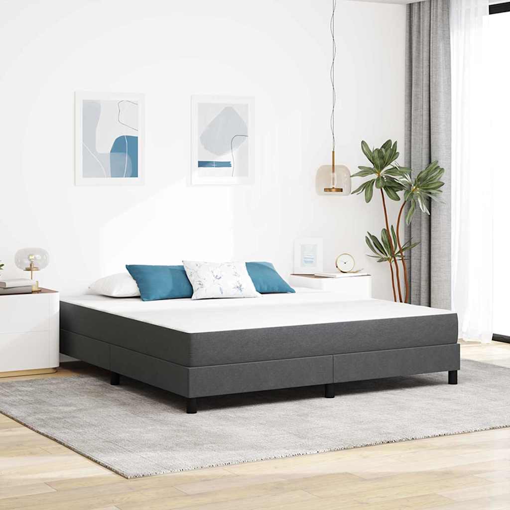 Bedmatras met matras Grijs 180 x 200 cm Stof is nu te koop bij PeponiXL, paradijselijk wonen!
