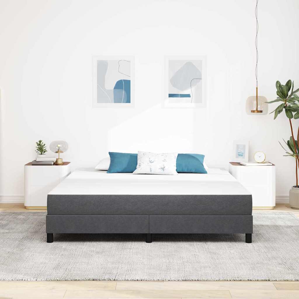 Bedmatras met matras Grijs 180 x 200 cm Stof is nu te koop bij PeponiXL, paradijselijk wonen!