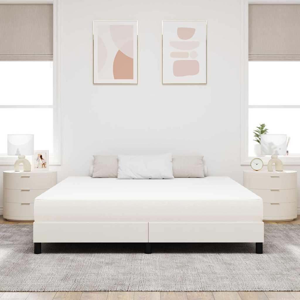 Bedmatras met matras Crème 180 x 200 cm Stof is nu te koop bij PeponiXL, paradijselijk wonen!