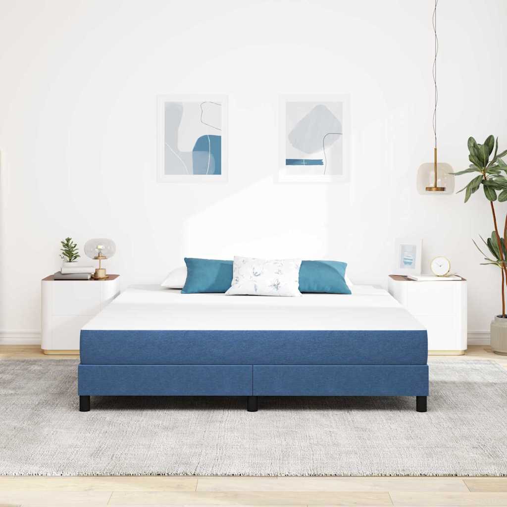 Bedmatras met matras Blauw 180 x 200 cm Stof is nu te koop bij PeponiXL, paradijselijk wonen!