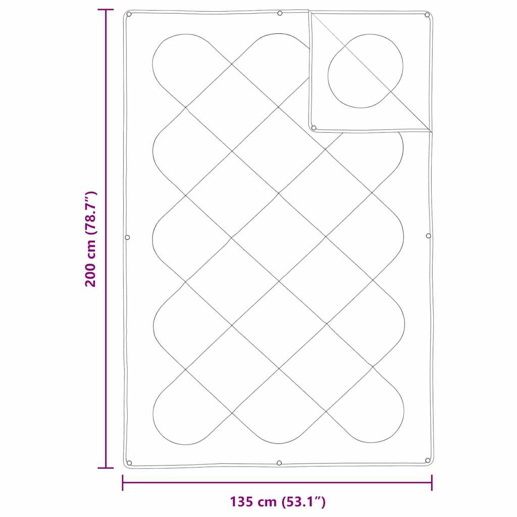 2-in-1 Dekbed Wit 135 x 200 cm Polyester is nu te koop bij PeponiXL, paradijselijk wonen!