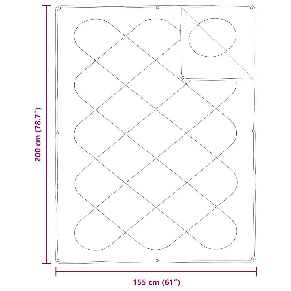 2-in-1 Dekbed Wit 200 x 155 x 10 cm Polyester is nu te koop bij PeponiXL, paradijselijk wonen!