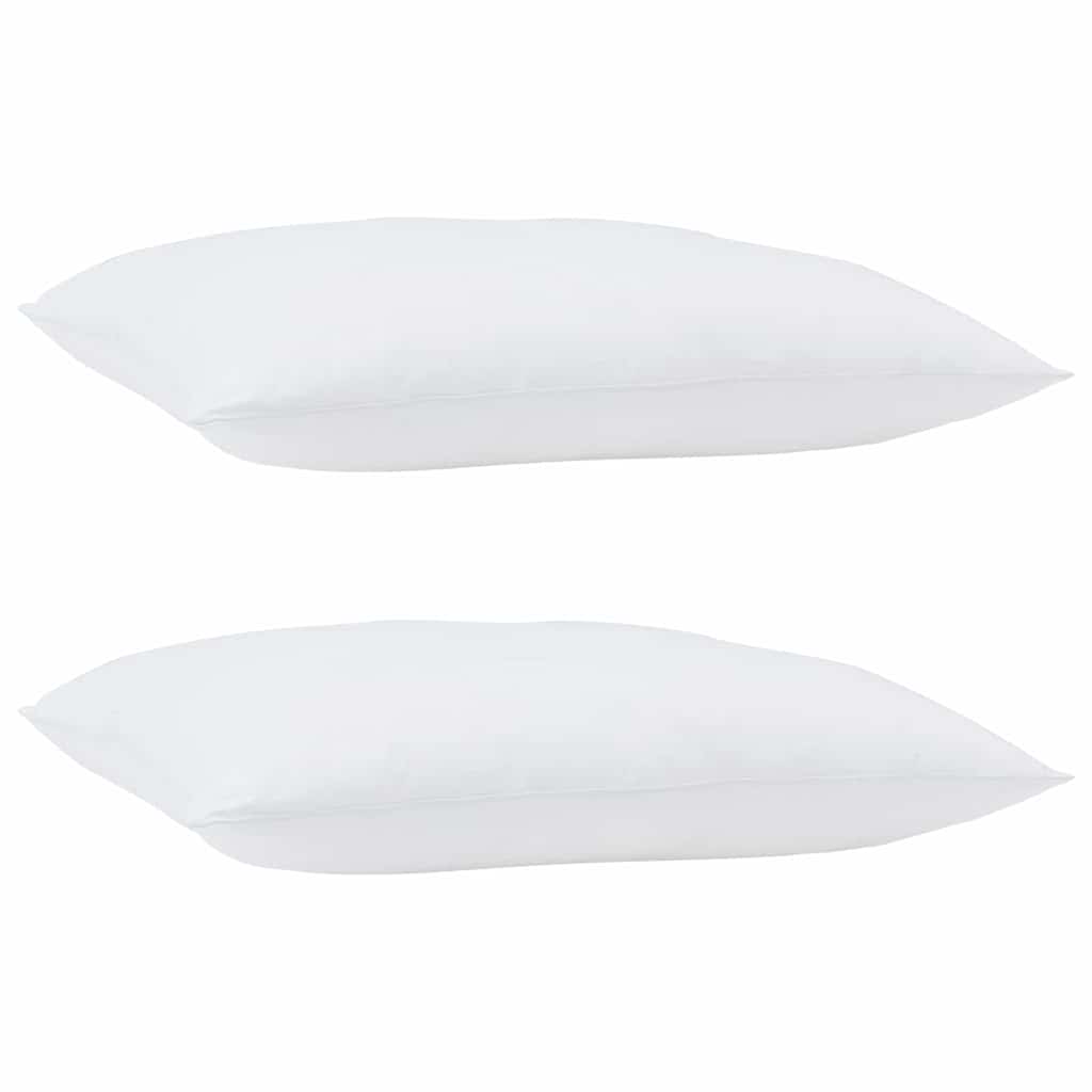 Hoofdkussen 2 pcs Wit 80 x 60 x 20 cm Katoen en Polyester is nu te koop bij PeponiXL, paradijselijk wonen!