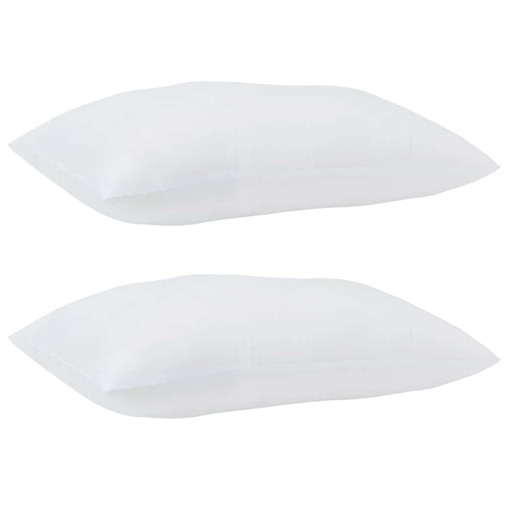 Hoofdkussen met kussen 2 pcs Wit 51 x 31 x 20 cm Polyester is nu te koop bij PeponiXL, paradijselijk wonen!