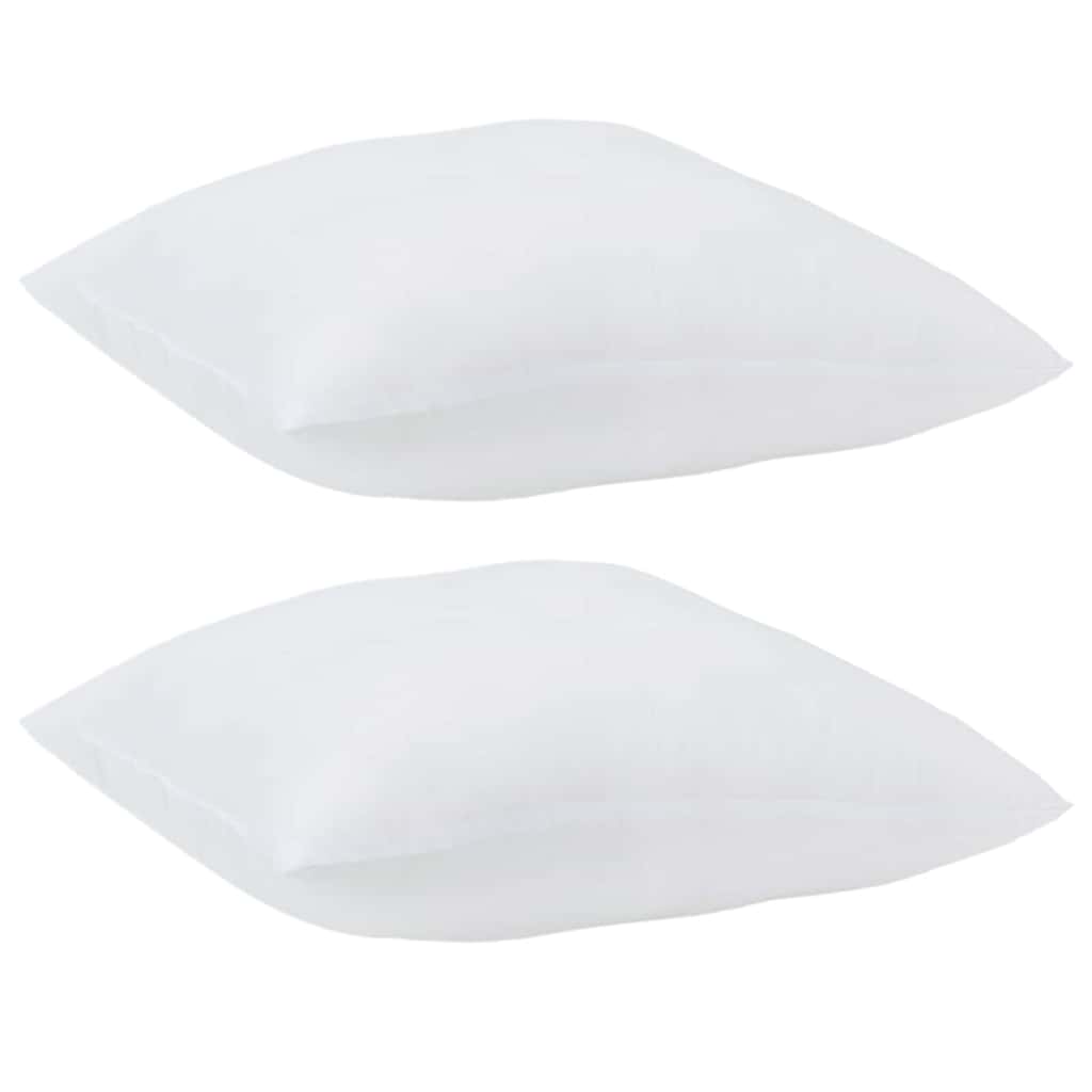 Hoofdkussen met kussen 2 pcs Wit 41 x 40 x 20 cm Polyester is nu te koop bij PeponiXL, paradijselijk wonen!