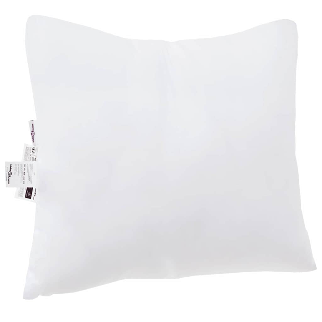 Hoofdkussen met kussen 2 pcs Wit 41 x 40 x 20 cm Polyester is nu te koop bij PeponiXL, paradijselijk wonen!