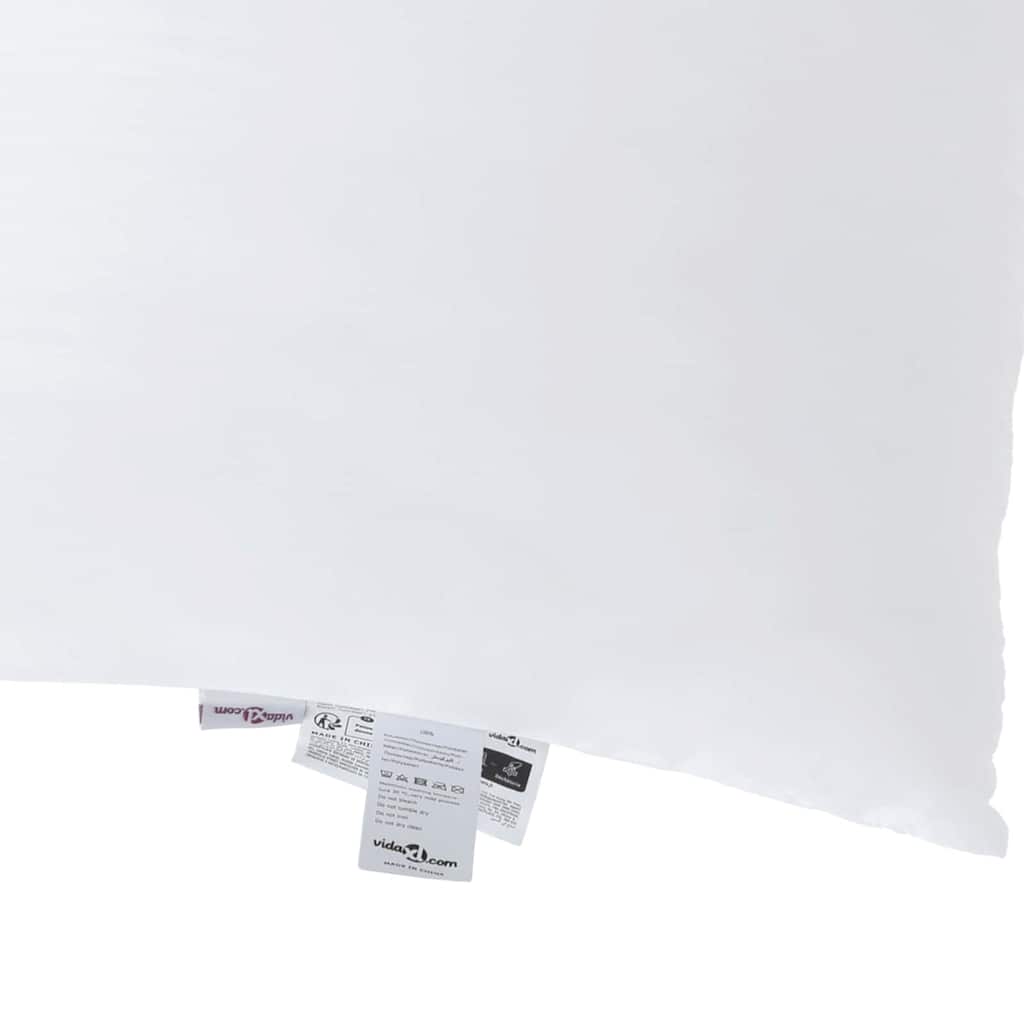 Hoofdkussen met kussen 2 pcs Wit 81 x 42 x 20 cm Polyester is nu te koop bij PeponiXL, paradijselijk wonen!