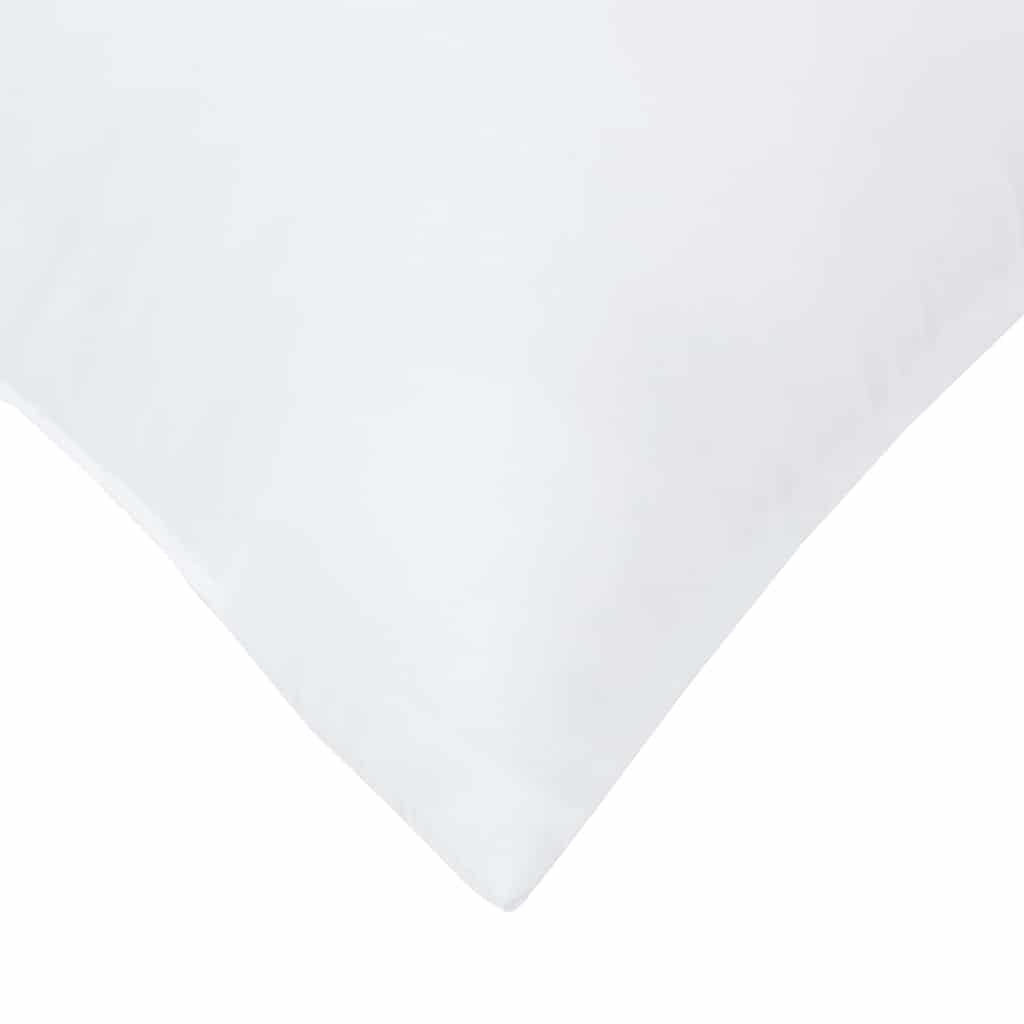 Hoofdkussen met kussen 2 pcs Wit 51 x 50 x 20 cm Polyester is nu te koop bij PeponiXL, paradijselijk wonen!