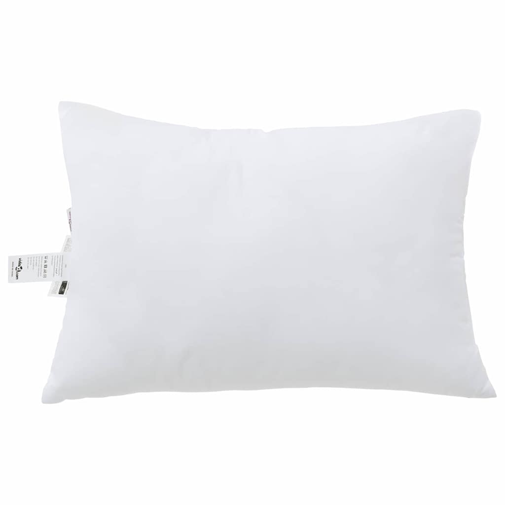 Hoofdkussen met kussen 2 pcs Wit 71 x 51 x 20 cm Polyester is nu te koop bij PeponiXL, paradijselijk wonen!