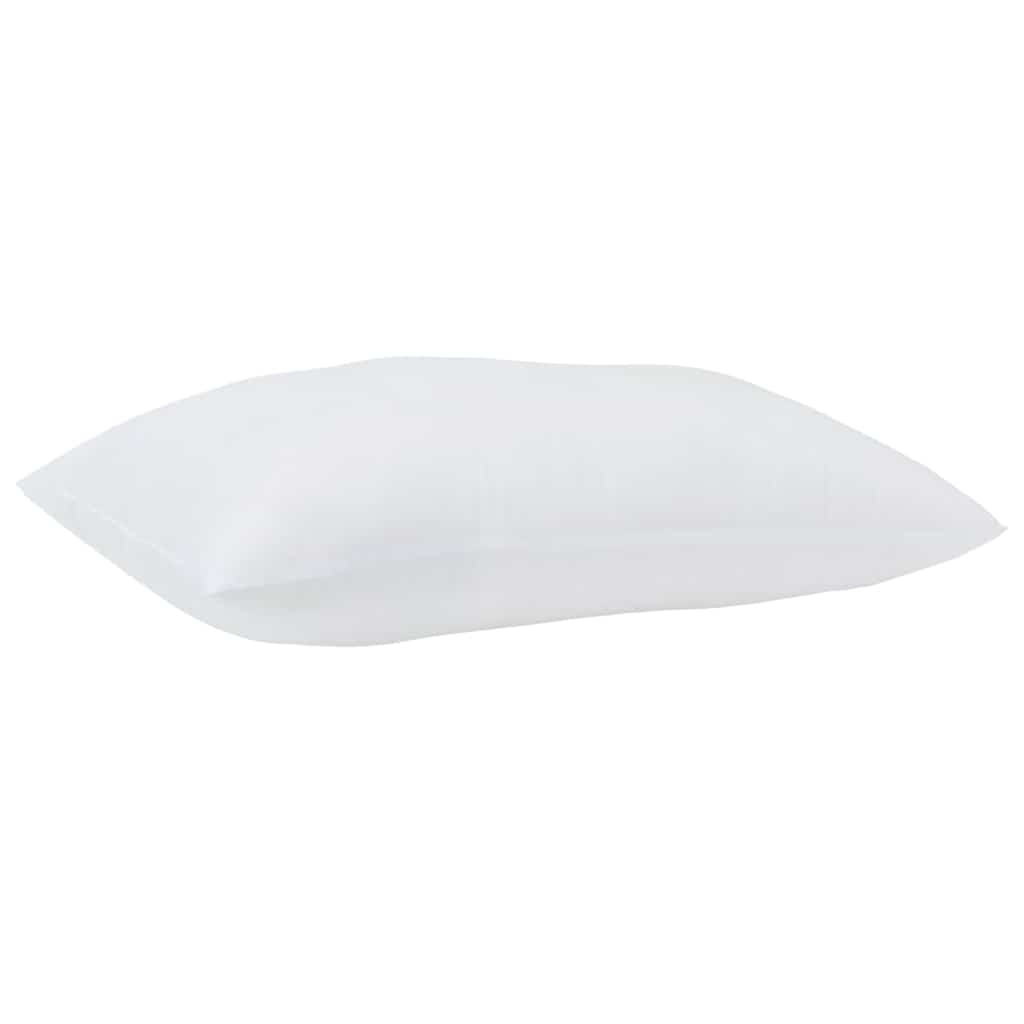 Hoofdkussen met kussen 2 pcs Wit 71 x 51 x 20 cm Polyester is nu te koop bij PeponiXL, paradijselijk wonen!