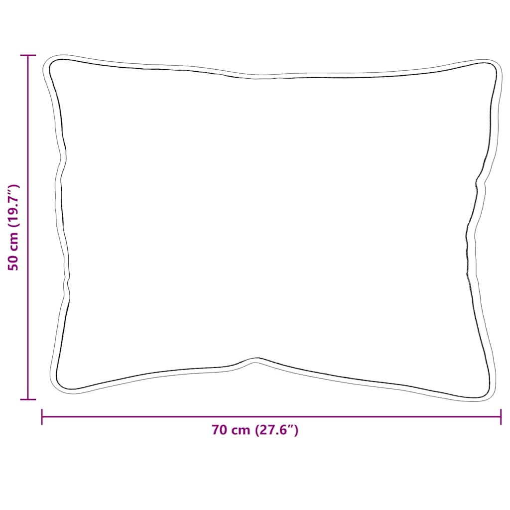 Hoofdkussen met kussen 2 pcs Wit 71 x 51 x 20 cm Polyester is nu te koop bij PeponiXL, paradijselijk wonen!
