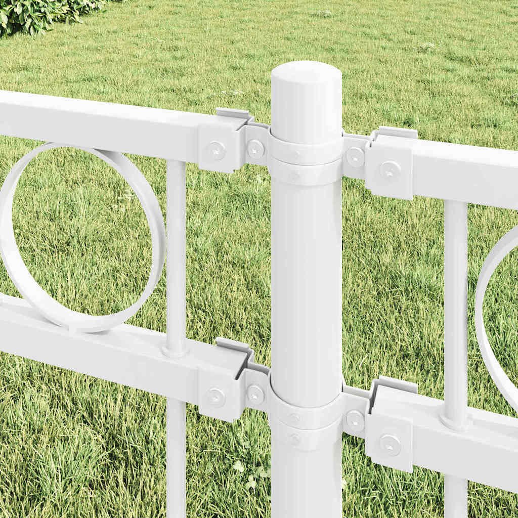 Hecelement Wit 170 x 130 cm Staal is nu te koop bij PeponiXL, paradijselijk wonen!