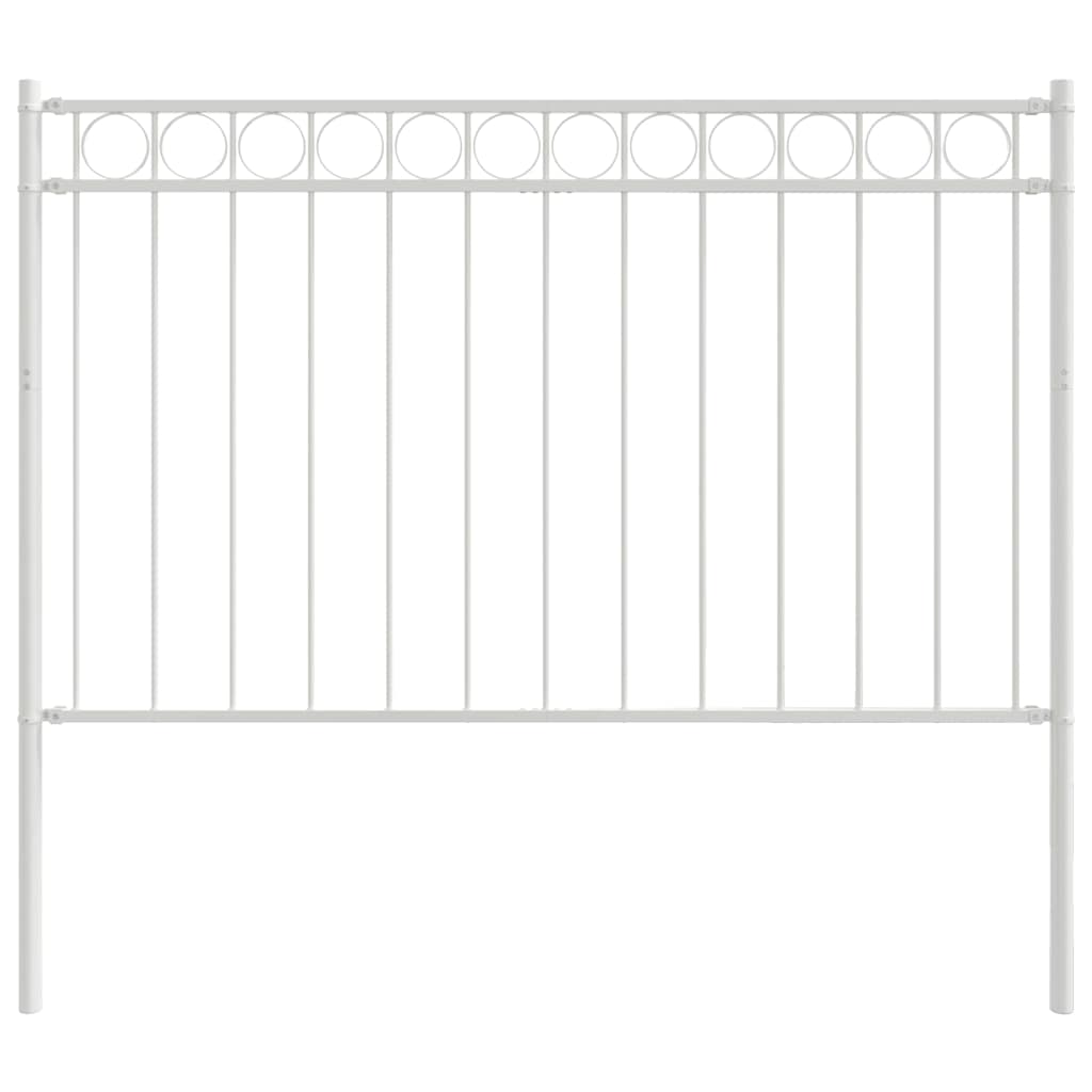 Hecelement Wit 170 x 130 cm Staal is nu te koop bij PeponiXL, paradijselijk wonen!