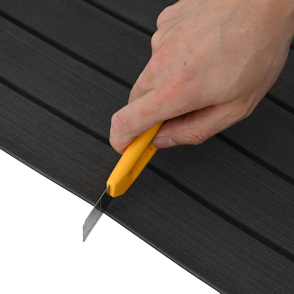 Bootvloer Donkergrijs en zwart 240 x 90 cm EVA-schuim is nu te koop bij PeponiXL, paradijselijk wonen!