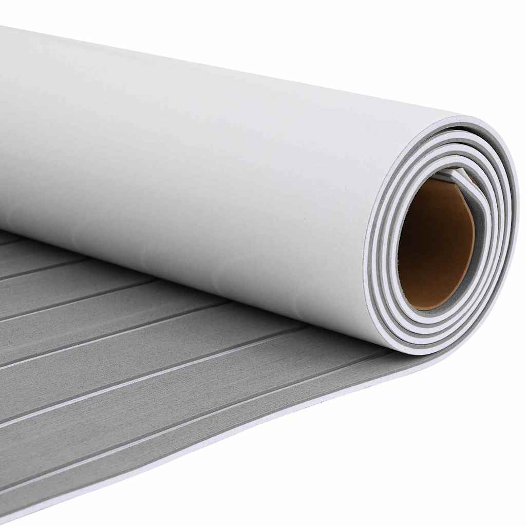 Bootvloer Lichtgrijs en wit 240 x 90 cm EVA-schuim is nu te koop bij PeponiXL, paradijselijk wonen!