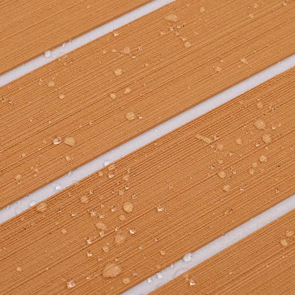 Bootvloer Bruin en wit 240 x 60 cm EVA-schuim is nu te koop bij PeponiXL, paradijselijk wonen!