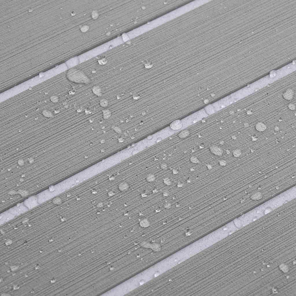 Bootvloer Lichtgrijs en wit 240 x 60 cm EVA-schuim is nu te koop bij PeponiXL, paradijselijk wonen!