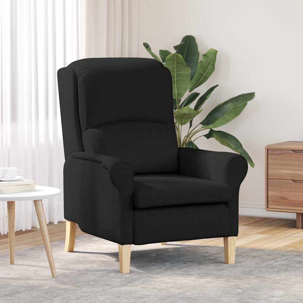Fauteuil Zwart Stof is nu te koop bij PeponiXL, paradijselijk wonen!