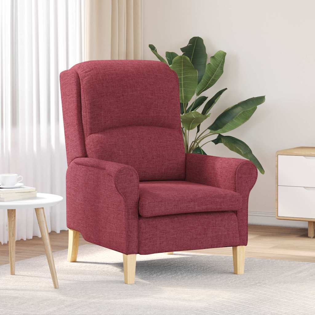 Fauteuil Wijnrood Stof is nu te koop bij PeponiXL, paradijselijk wonen!