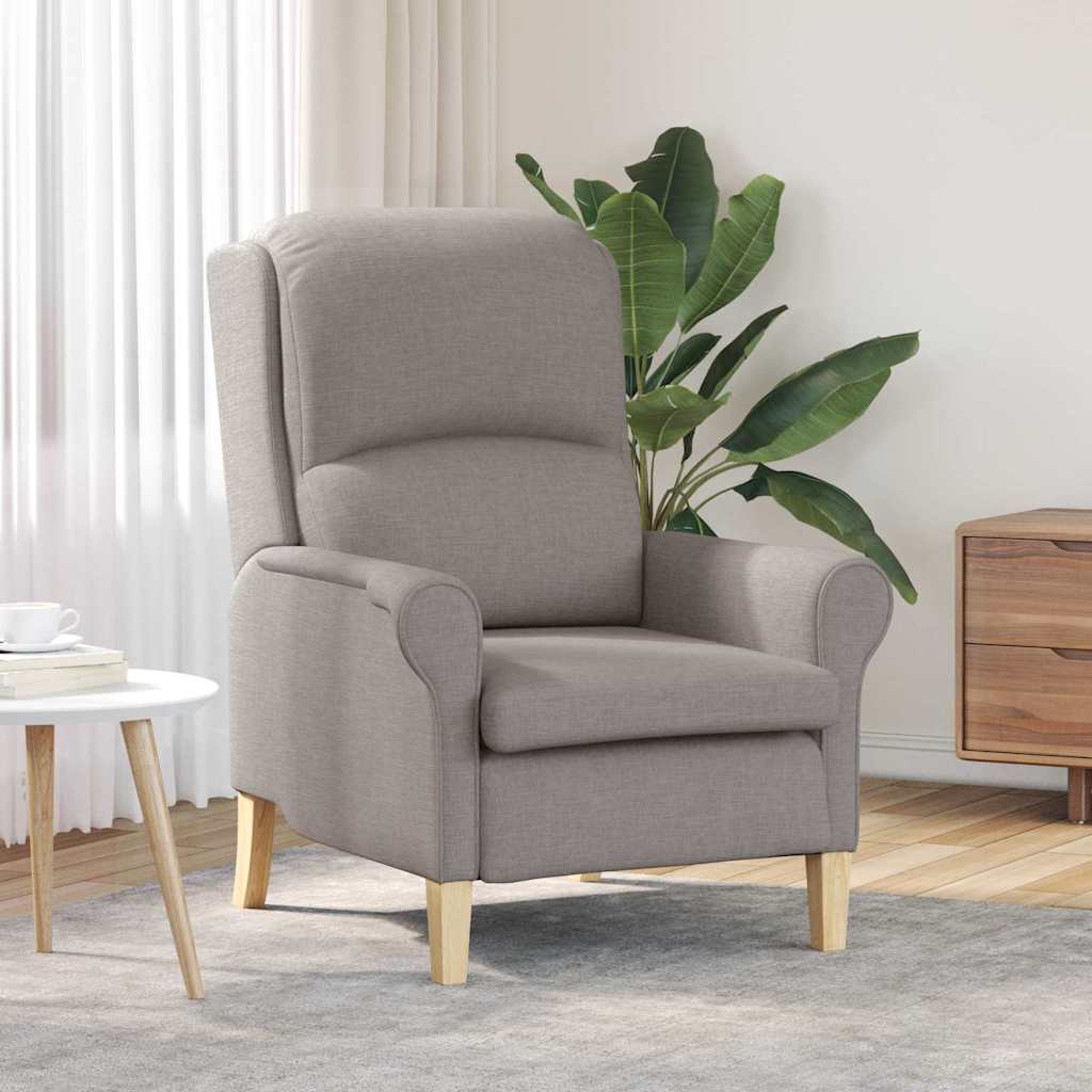 Fauteuil Taupe Stof is nu te koop bij PeponiXL, paradijselijk wonen!