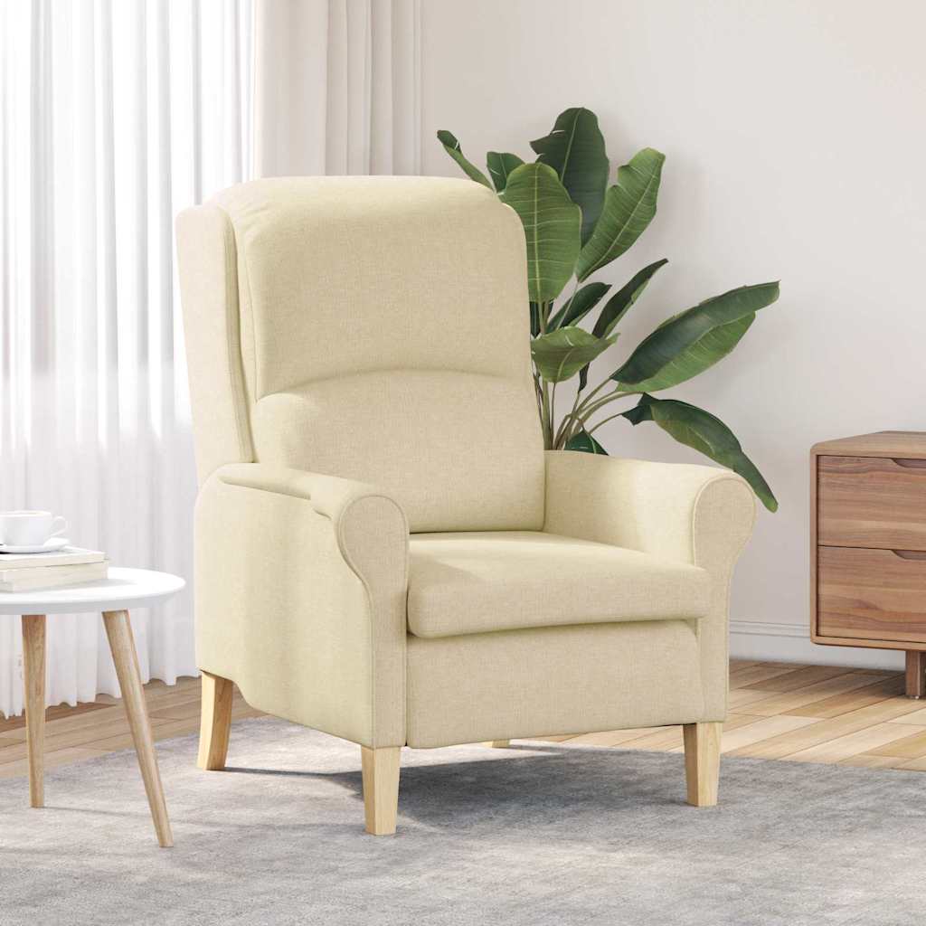 Fauteuil Crème Stof is nu te koop bij PeponiXL, paradijselijk wonen!